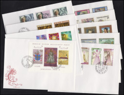866-892 Liechtenstein-Jahrgang 1985 Komplett Auf FDC Mit ESSt Vaduz - Lettres & Documents