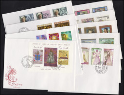 866-892 Liechtenstein-Jahrgang 1985 Komplett Auf FDC Mit ESSt Vaduz - Briefe U. Dokumente