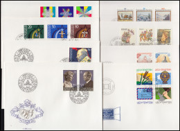 816-836 Liechtenstein-Jahrgang 1983 Komplett Auf FDC Mit ESSt Vaduz - Cartas & Documentos