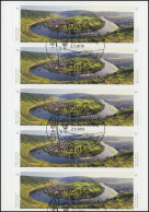 FB 57 Panorama Moselschleife, Folienblatt Mit 5x3241 Und 5x3242, EV-O Bonn - 2011-2020