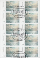 FB 32 Gerhard Richter, Folienblatt Mit 10 X 3021, EV-O Bonn - 2011-2020