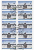 FB 30 Möhnetalsperre, Folienblatt Mit 10 X 3009, Erstverwendungsstempel Bonn - 2011-2020