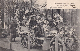 Leiden Bloemencorso 19 April 1904. Emrik Binger Haarlem Close Up Convertible Car - PKW