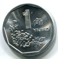 1 JIAO 1996 CHINESISCH CHINA UNC Münze #W10801.D.A - Chine
