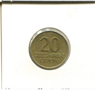 20 CENTU 1997 LITUANIA LITHUANIA Moneda #AS701.E.A - Lituania