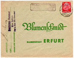 DR 1934, Landpost Stpl. NIEDER GLÄSERSDORF über Lüben Auf Brief M. 12 Pfg. - Briefe U. Dokumente