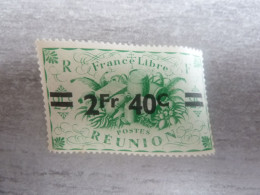 Série De Londres - France-Libre - Réunion  - 2f.40 S. 25c. - Yt 256 - Vert-jaune - Neuf Sans Trace  - Année 1945 - - Neufs