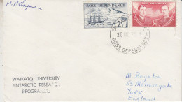 Ross Dependency Waikato University Antarctic Research Programme Signature Ca Scott Base 26 NOV 1970 (SO197) - Onderzoeksstations