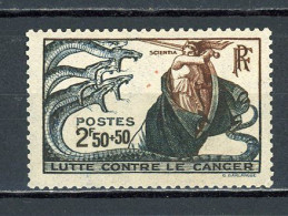 FRANCE - LUTTE CONTRE LE CANCER - N° Yvert 496 ** - Nuovi