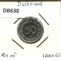 50 PFENNIG 1990 G BRD DEUTSCHLAND Münze GERMANY #DB638.D.A - 50 Pfennig