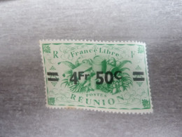 Série De Londres - France-Libre - Réunion  - 4f.50 S. 25c. - Yt 258 - Vert-jaune - Neuf Sans Trace - Année 1945 - - Nuovi