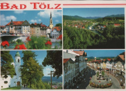 103569 - Bad Tölz - U.a. Isarbrücke Mit Altstadt - 1996 - Bad Toelz