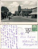 Ansichtskarte Gießen Konditorei, Kiosk - Bahnhof 1955  - Giessen