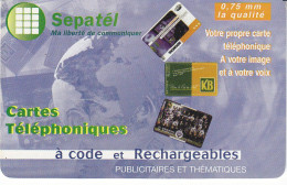 CARTE à Code Rechargeable 11/99   2000ex - Privées