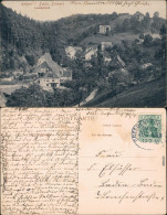 Ansichtskarte Rathewalde Amselgrund Straßenpartie Sächsische Schweiz 1910 - Rathen