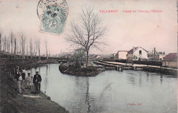 Villenoy - Canal De L'Ourcq - L'Ecluse  - CPA °Jp - Villenoy