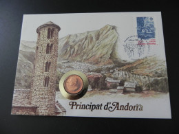 Andorra 25 Centims 1986 - Numis Letter 1988 - Andorra