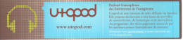 Signet Podcast Utopod - Bookmarks