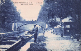 Villeparisis - Le Canal De Bourgogne - Maison Du Garde - Peniches  -- CPA °Jp - Villeparisis