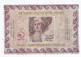 TIMBRE  ZEGEL STAMP ISRAEL BF 62 WORLD STAMP EXIBITION 1419  XX - Neufs (avec Tabs)