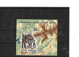 Roumanie Lynx  1985 NSC - Big Cats (cats Of Prey)