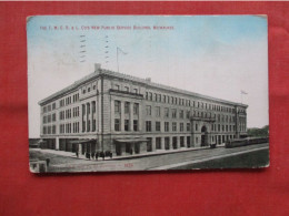 1909 Public Service Building People Dirt Road View Trolley Milwaukee WI    Ref 6362 - Milwaukee