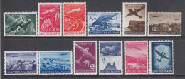 Bulgaria 1940 - Par Avion: Serie Courante, YT PA 19/30, MNH** - Neufs