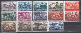 Bulgaria 1940 - Bulgarische Wirtschaft, Mi-Nr. 412/23+420b+422b, MNH** - Ungebraucht