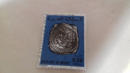 LR/ TIMBRE ROYAUME DU MAROC 0.50 BLEU - Marruecos (1956-...)