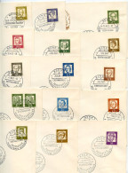 Germany, West 1961-64 15 FDCs Scott 824-828, 830-839 Famous Germans - 1961-1970