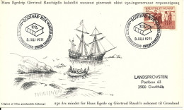 Greenland FDC 3-7-1971 Hans Egede And Gertrud Rask Arrival In Greenland Nice Card - FDC