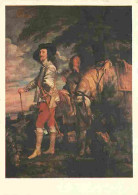 Histoire - Peinture - Portrait - Anton Van Dyck - Charles 1er Roi D'Angleterre - Carte De La Loterie Nationale - Chevaux - Geschichte
