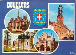 80 - Doullens - Multivues - Automobiles - Blasons - CPM - Voir Scans Recto-Verso - Doullens