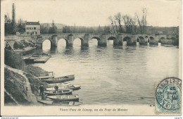 Limay (78) - Le Vieux Pont De Limay Vu Du Pont De Mantes - Limay