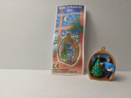 Kinder : 704539  Weihnachtsbaumschmuck 1997-98 - Vater Schmückt Den Weihnachtsbaum + BPZ - Monoblocchi