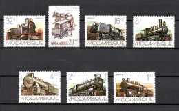 Mocambique 1983 Set Trains/Railroad/Eisenbahn Stamps (Michel 936/41) MNH - Mozambique
