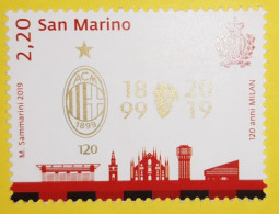 SAN MARINO 2019 Francobollo MILAN 120° Anniversario 1899-2019 - Ungebraucht