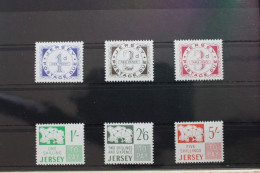 GB Jersey Portomarken 1-6 Postfrisch #SE915 - Jersey