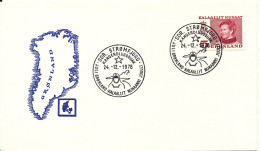 Greenland Cover With Special Christmas Postmark Sdr. Strömfjord 24-12-1978 - Lettres & Documents