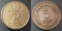 Monnaie Danemark - 1964 - 5 Ore Frédéric IX - Dinamarca