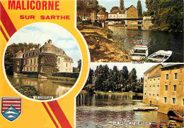 72 - Malicorne - Multivues - Blasons - Carte Neuve - CPM - Voir Scans Recto-Verso - Malicorne Sur Sarthe