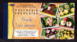 POLYNESIE 1999 - Yvert N° C590-1 - Neuf ** / MNH - Carnet 12 Valeurs - Carnets