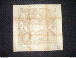 Grande Carta Topografica Monte Cevedale O Zufallspitze Dettagliatissima I.G.M. - Carte Geographique