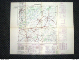 Grande Carta Topografica Cordenons Pordenone Friuli Dettagliatissima IGM - Carte Geographique