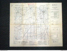 Grande Carta Topografica Palmanova Udine Friuli Dettagliatia IGM - Carte Geographique