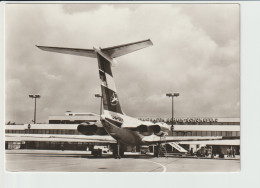 Vintage Rppc Interflug Ilyushin Il-62 Aircraft @ Berlin-Schönefeld Airport - 1919-1938