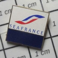 511B Pin's Pins / Beau Et Rare / MARQUES / SEAFRANCE Cause Le French S'il Te Please ! - Markennamen