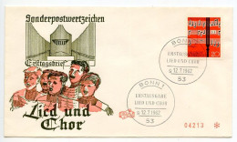 Germany, West 1962 FDC Scott 849 Choral Singing - 1961-1970