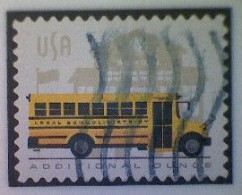 United States, Scott #5740, Used(o), 2023, School Bus (24¢), Multicolored - Used Stamps