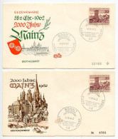 Germany, West 1962 2 FDCs Scott 848 Mainz 2000th Anniversary - 1961-1970